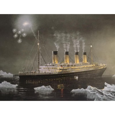 Art Print Ed Walker The Sinking of RMS Titanic