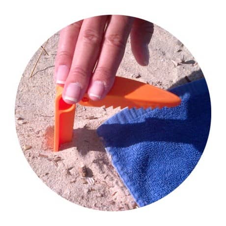 The Beach Towel Clip Orange