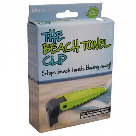 The Beach Towel Clip White